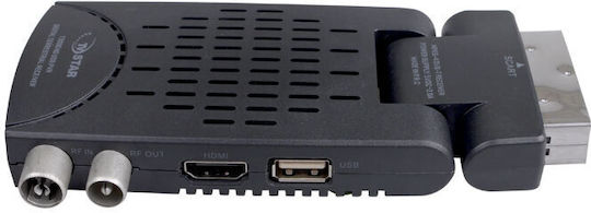TV Star T3000 Ψηφιακός Δέκτης Mpeg-4 Full HD (1080p) με Λειτουργία PVR (Εγγραφή σε USB) Σύνδεσεις SCART / HDMI / USB