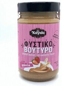 Καγιάς Φυστικοβούτυρο Απαλό με Φράουλα 300gr