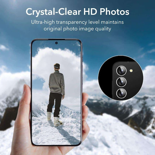 ESR Camera Protection Tempered Glass Silver for the Galaxy S23 / S23+