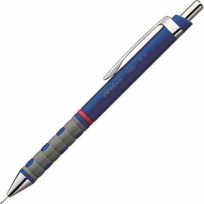 Rotring Tikky Mechanischer Bleistift zum Zeichnen 0.5mm mit Radiergummi 3Stück Blau