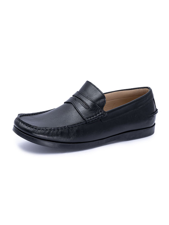 Giorgio Rinaldi Men's Leather Casual Shoes Black