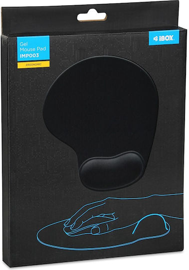 iBox MP003 Mauspad (230mm) mit Handgelenkstütze Schwarz IMP003