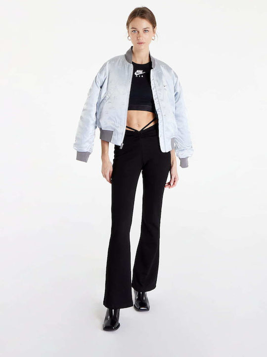 Sportswear Air Κοντό Γυναικείο Bomber Jacket Ασημί