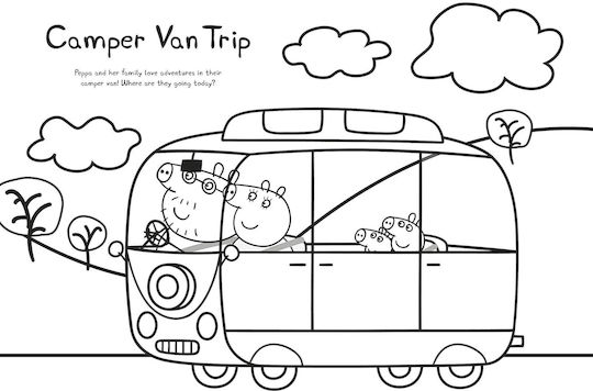 Peppa's Bumper Colouring Book, Peppa Pig