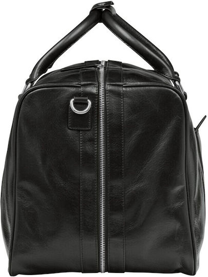 dbramante1928 Aalborg Weekender Σακ Βουαγιάζ Μαύρο από Δέρμα Μ52xΠ28xΥ29εκ.