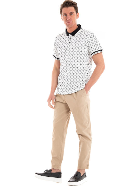 Pantaloni Chino Elastic Bej