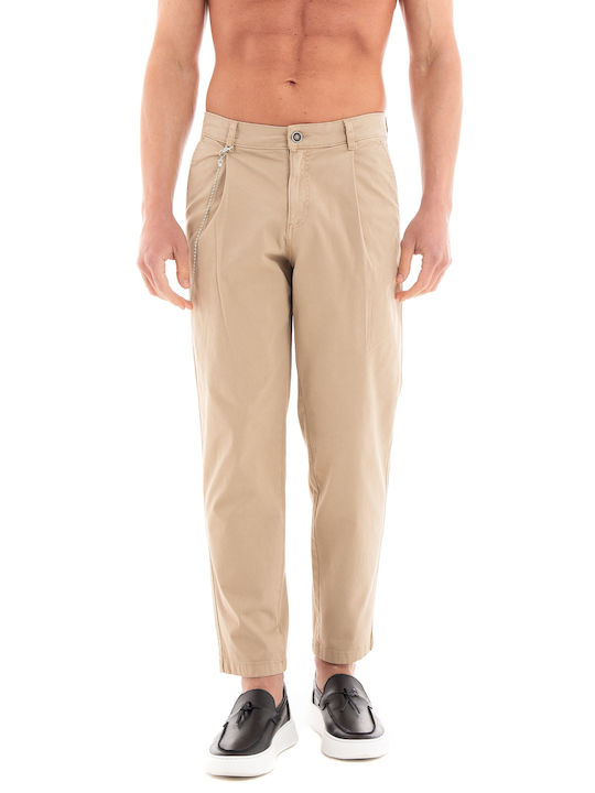 Jack & Jones Men's Trousers Chino Elastic Beige