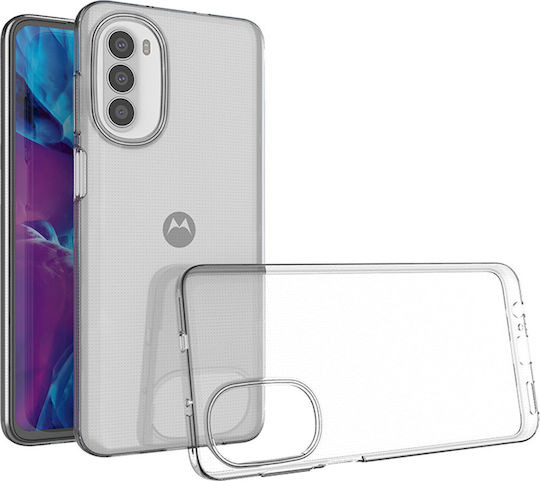 Hurtel Ultra Clear 0.5mm Задна корица Силикон 0.5мм Прозрачен (Moto G52)