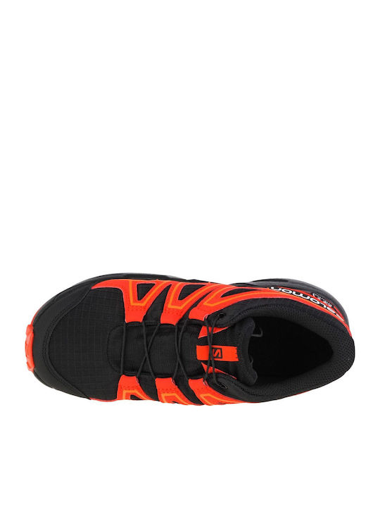 Speedcross Αδιάβροχα Αθλητικά Παιδικά Παπούτσια Running με Κορδόνια Black / Red