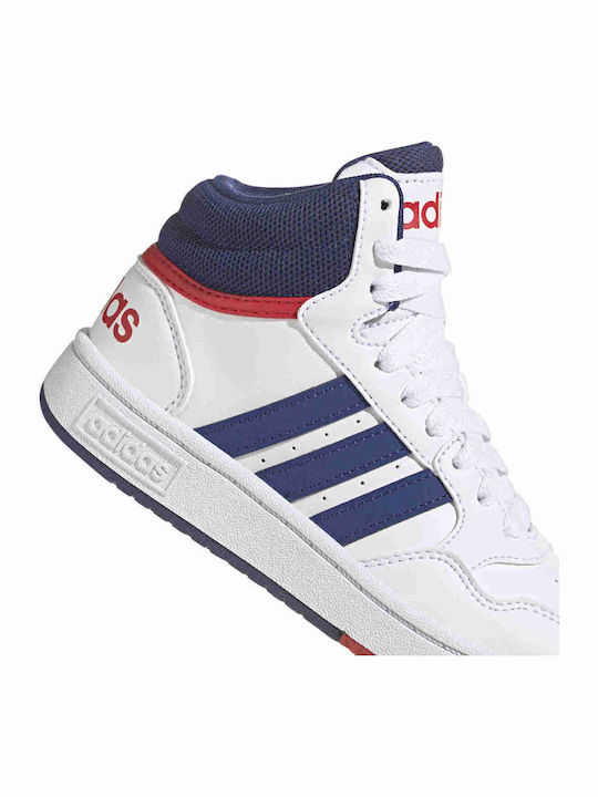 Hoops Mid Kinder Sneakers Hoch Weiß