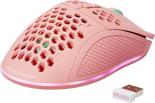 Deltaco PM80 RGB Gaming Mouse 4800 DPI Roz