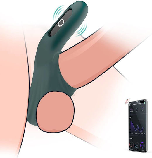 Magic Motion Rise Smart Wearable Cockring Green