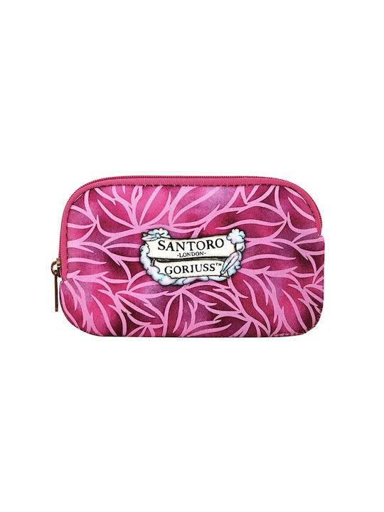 Santoro Gorjuss Wallet for Girls with Zipper Pink 1179GJ01