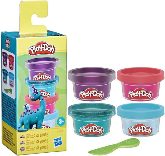 Hasbro Play-Doh Plasticines Irresistible Mini Theme 3 for 3+ Years, 4pcs F7570