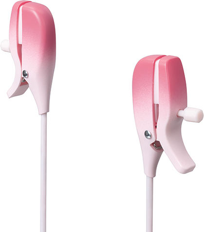 Lovense Gemini Σφιγκτήρες Θηλών Vibrating Nipple Clamps σε Ροζ Χρώμα
