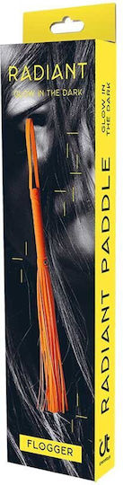 Dream Toys Radiant Glow In The Dark Flogger Μαστίγιο Orange