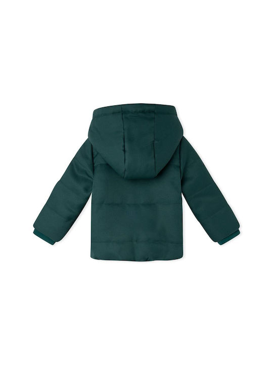 Tuc Tuc Boys Casual Jacket Green with Lining & Ηood