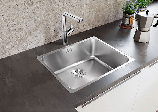 Blanco Solis 500 IF 526123 Drop-In Sink Inox Brushed W54xD44cm Silver