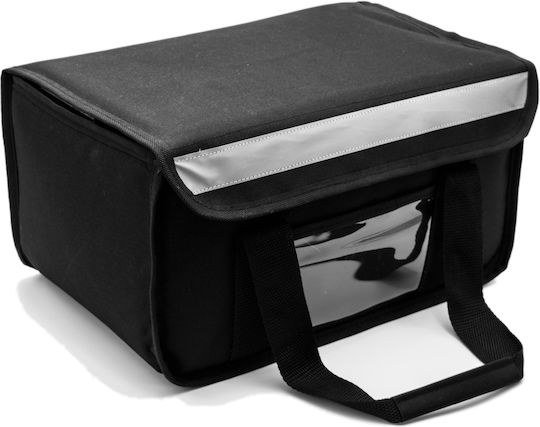 Food Delivery Bag 20lt with Belt 40x24x21cm Black