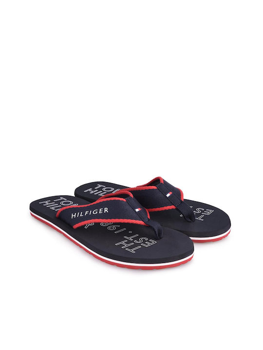 Tommy Hilfiger Men's Flip Flops Blue