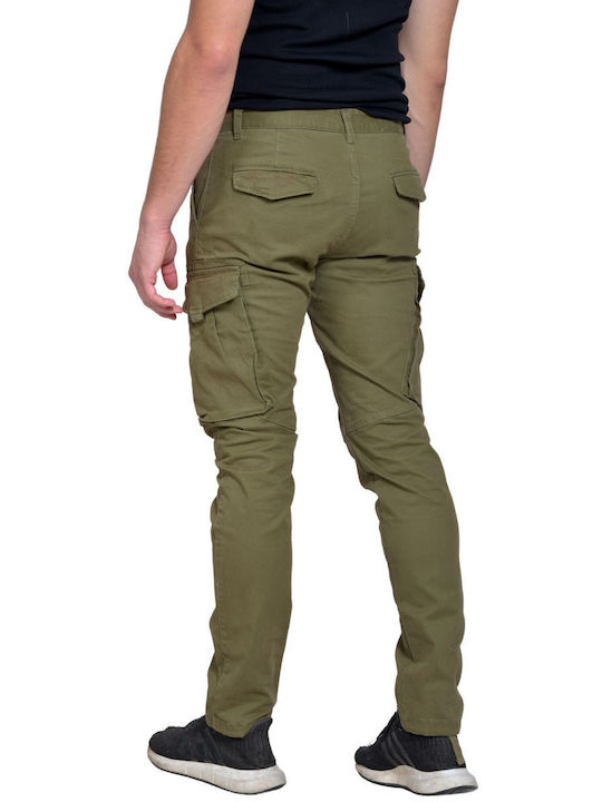 Vcode Herrenhose Cargo Elastisch Khaki