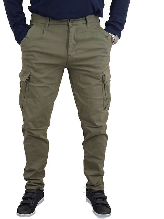 329 Men's Cargo Khaki Trousers