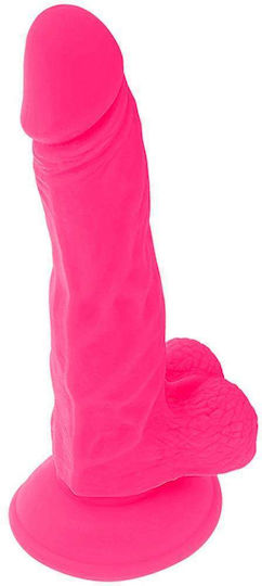 Diversia Ρεαλιστικός Δονητής Flexible Vibrating Dildo 18cm Pink