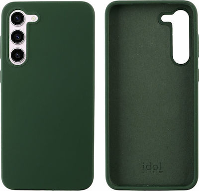 Idol 1991 Velvet Elite Back Cover Σιλικόνης Dark Green (Galaxy S23)