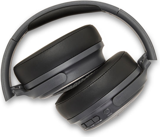 Aiwa HST-250BT Kabellos / Kabelgebunden Über Ohr Kopfhörer mit 13 Stunden Betriebszeit Gray