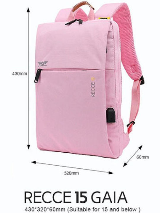 Armaggeddon Recce 15 Gaia Backpack Backpack for 15" Laptop Pink