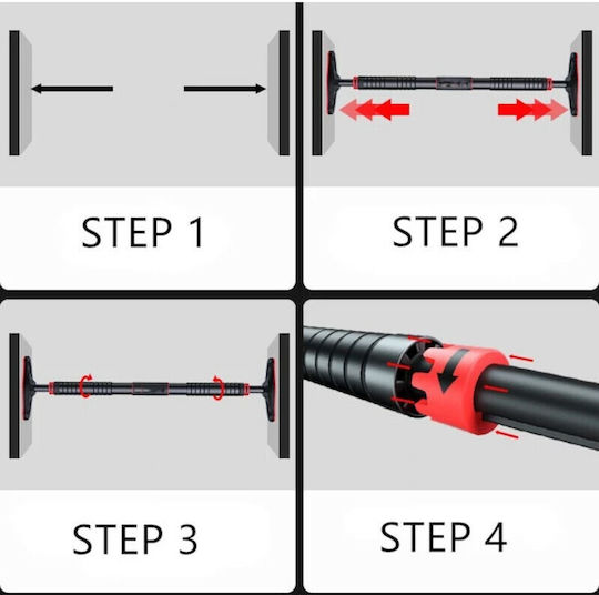 Viking Door Pull-Up Bar with 65-100cm for Maximum Weight 180kg