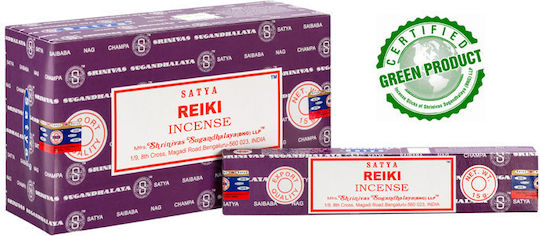 Satya Αρωματικά Sticks με Άρωμα Reiki Incense 996 15τμχ