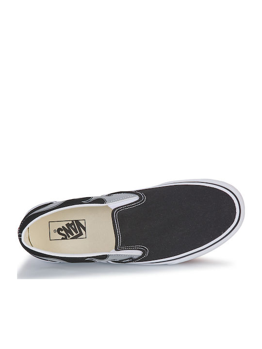 UA Classic Πάνινα Ανδρικά Slip-On Μαύρα