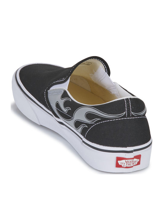 UA Classic Πάνινα Ανδρικά Slip-On Μαύρα