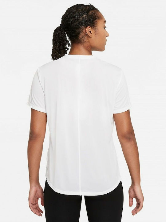 Nike One Feminin Sport Tricou Dri-Fit Alb