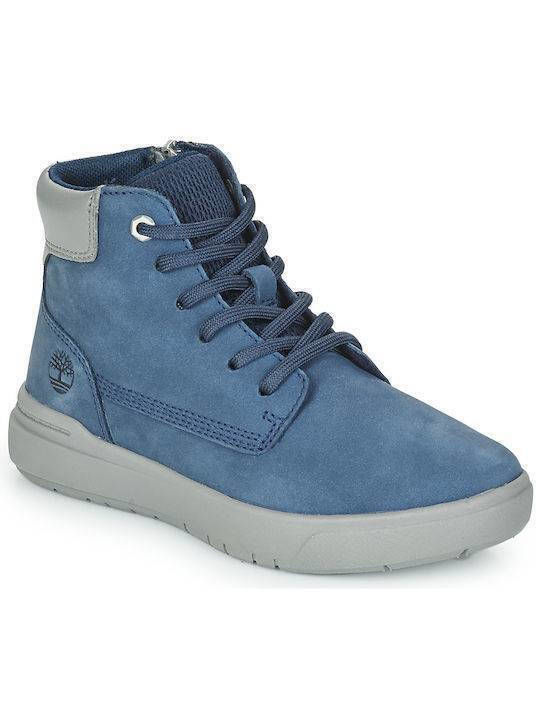 Timberland Παιδικά Sneakers High Seneca Bay 6 για Αγόρι Navy Μπλε