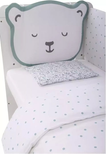 Bubaba Baby Crib Bedding Set Teddy 10pcs Mint