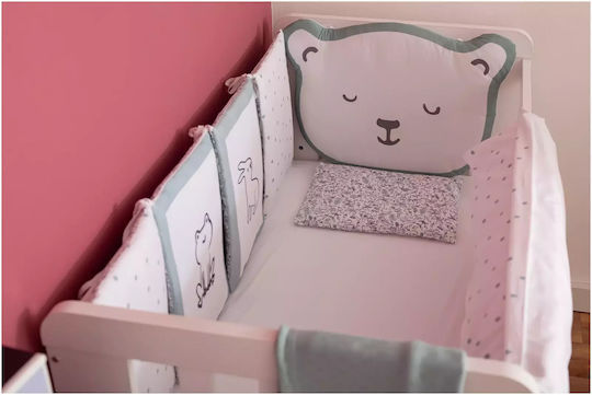 Bubaba Baby Crib Bedding Set Teddy 10pcs Mint