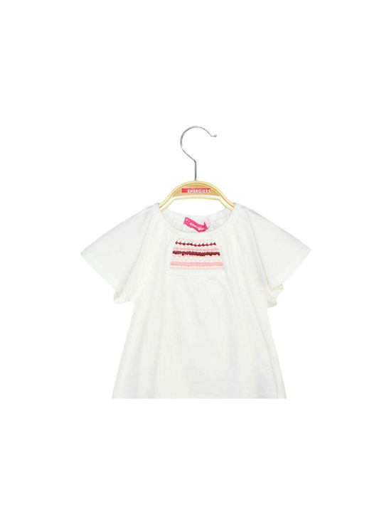 Energiers Kids Set with Skirt Summer 2pcs White