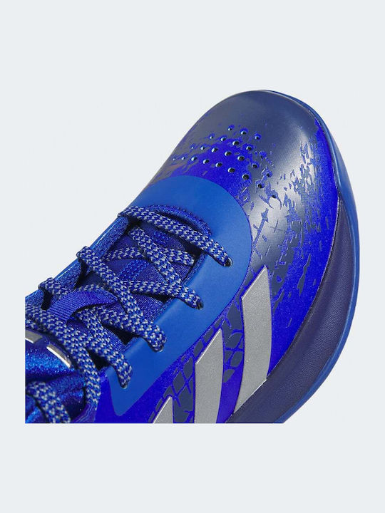 Cross Em Up 5 Încălțăminte Sport Copii Baschet Cu Șireturi Albastru Regal / Argintiu Metalic