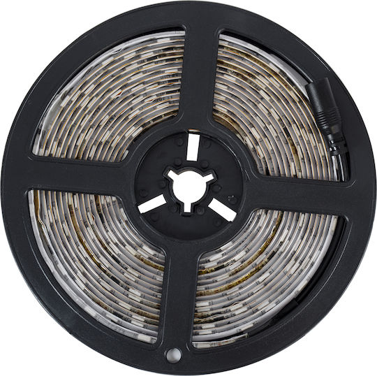 GloboStar Wasserdicht LED-Streifen 12V Rot Licht 5m Typ SMD5050 mit Netzteil