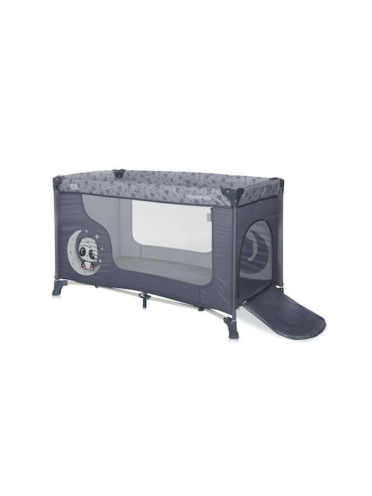 Lorelli Moonlight Playpen with Mattress Gray 126x70cm
