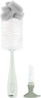 Kikka Boo Cleaning Brush for Baby Bottles Green 2 in 1 Brush 1pcs