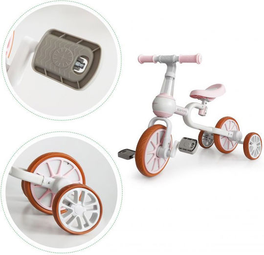 Ecotoys Bicicletă de Echilibru pentru Copii Roz