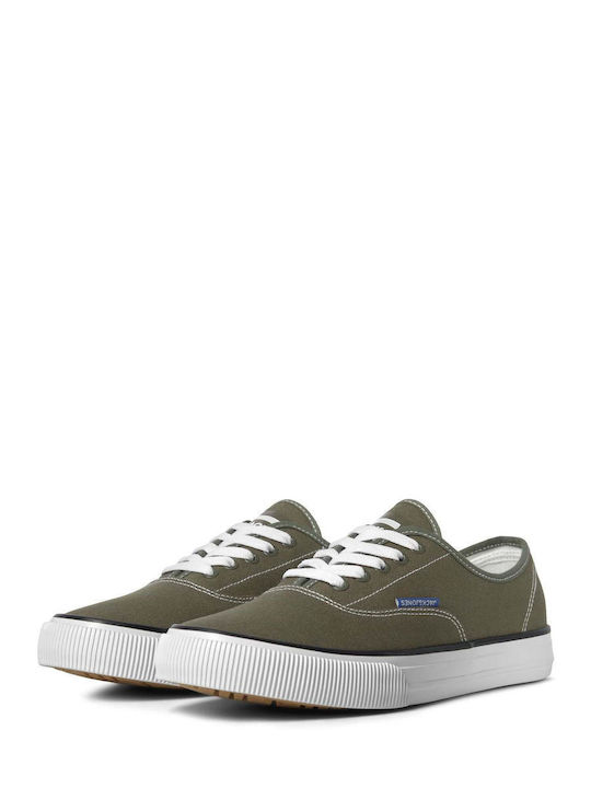 Jack & Jones Jfwcurtis Canvas Ln Bărbați Sneakers Kaki