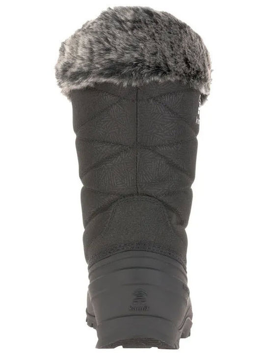 Momentum3 Leder Damenstiefel Schwarz