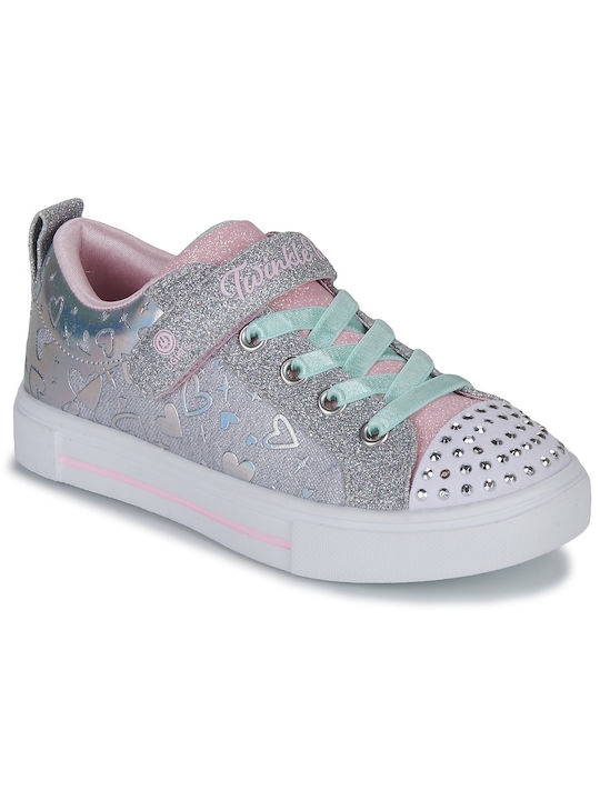 Skechers Încălțăminte Sport pentru Copii talpa joasa Twinkle Sparks Arginte