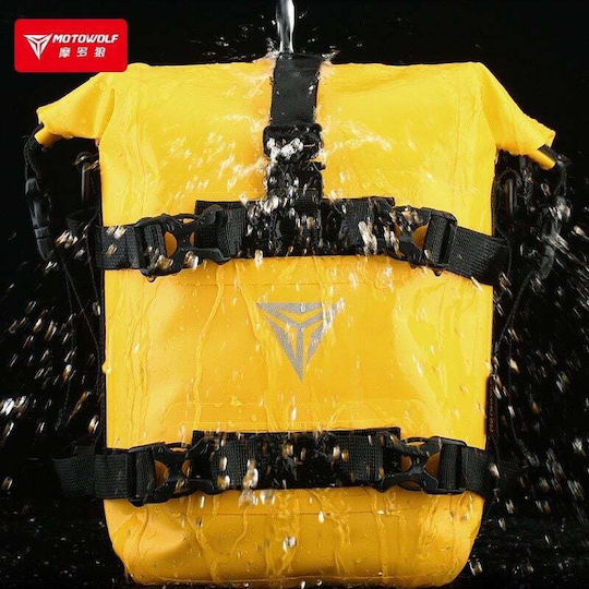 Motowolf MDL0715 Bag for Motorcycle Crash Bars 8l Yellow