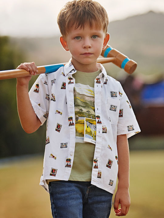 Mayoral Kids Shirt White