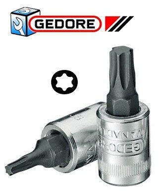 Gedore Καρυδάκι με Μύτη Torx και Καρέ Υποδοχής 1/2''